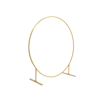 Zlati pravokotni stojalo za balone 160x210 cm