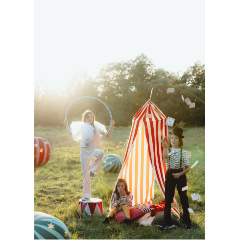 Zlati pravokotni stojalo za balone 160x210 cm