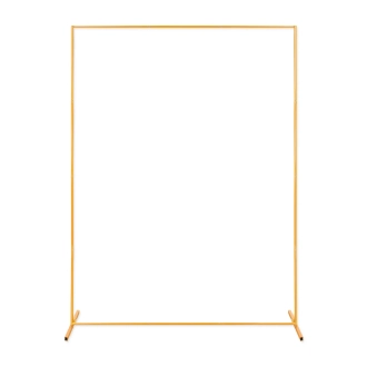 Zlatý obdélníkový stojan na balónky 160x210 cm