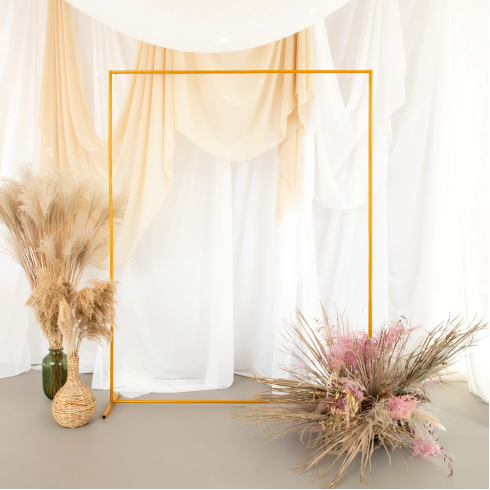 Arany téglalap alakú lufistand 160x210 cm Arany téglalap alakú lufistand 160x210 cm