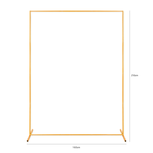Arany téglalap alakú lufistand 160x210 cm Arany téglalap alakú lufistand 160x210 cm