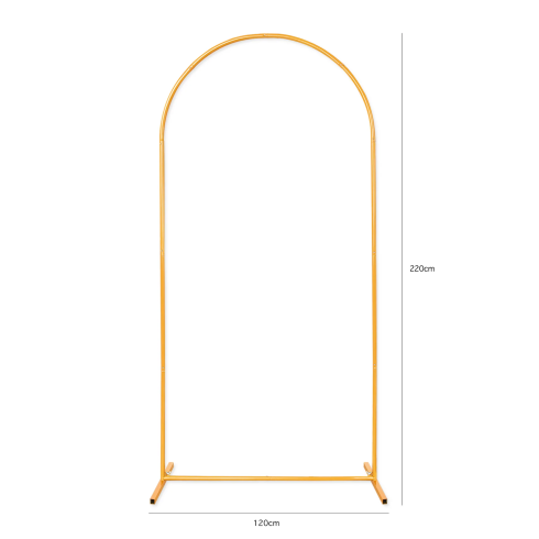 Arany ívelt lufikeret 120x220 cm, dekoratív lufiív ünnepségekre és esküvőkre Arany ívelt lufikeret 120x220 cm, dekoratív lufiív ünnepségekre és esküvőkre
