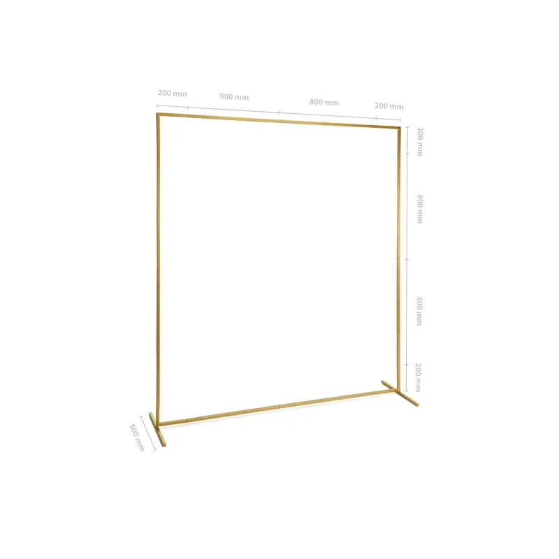 Arany háttérkeret 200x200 cm