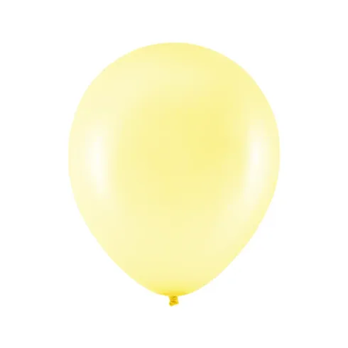 Balóny metalické žlté - 20 ks