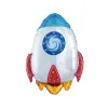 Balon din folie Rachetă, tematică Spațiu 56x75 cm