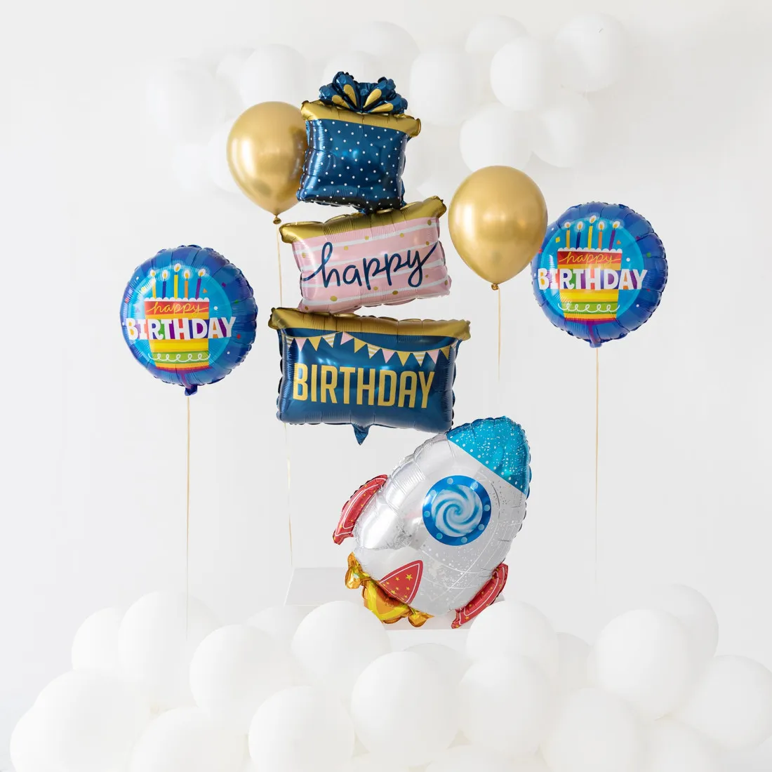 Balon din folie Rachetă, tematică Spațiu 56x75 cm