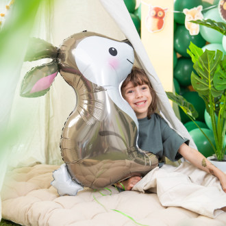 Folijski balon Zajec 67 x 80 cm