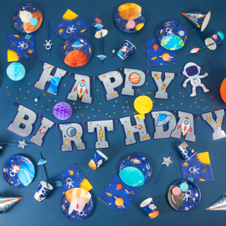 Girlanda Happy Birthday Vesolje 220 x 16 cm