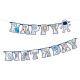 Girlanda Happy Birthday Vesmír 220x16 cm