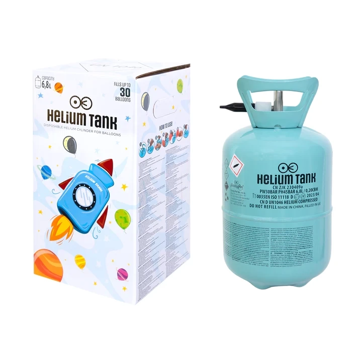 Heliu pentru baloane 6,8 L – pentru aprox. 30 de baloane