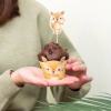 Erdei állatos muffinpapírok, 6 darabos készlet