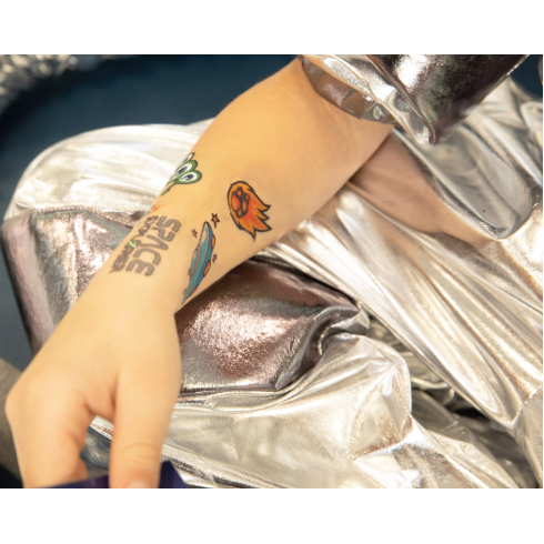 Odstranljive tetovaže Vesolje, 19 kosov