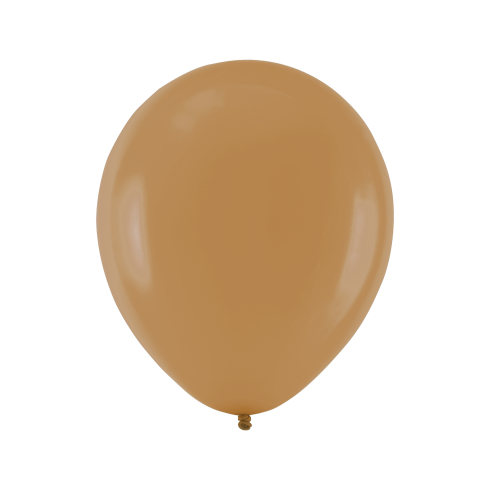 Pastelové balony hnědé 100 ks