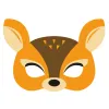 Mască din pâslă căprioară, 1 buc.