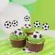 Zápichy na dort a muffiny Fotbalové míče, 12 ks