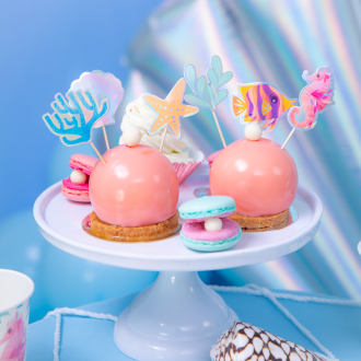 Oceanski topperji za torte, 6 kosov