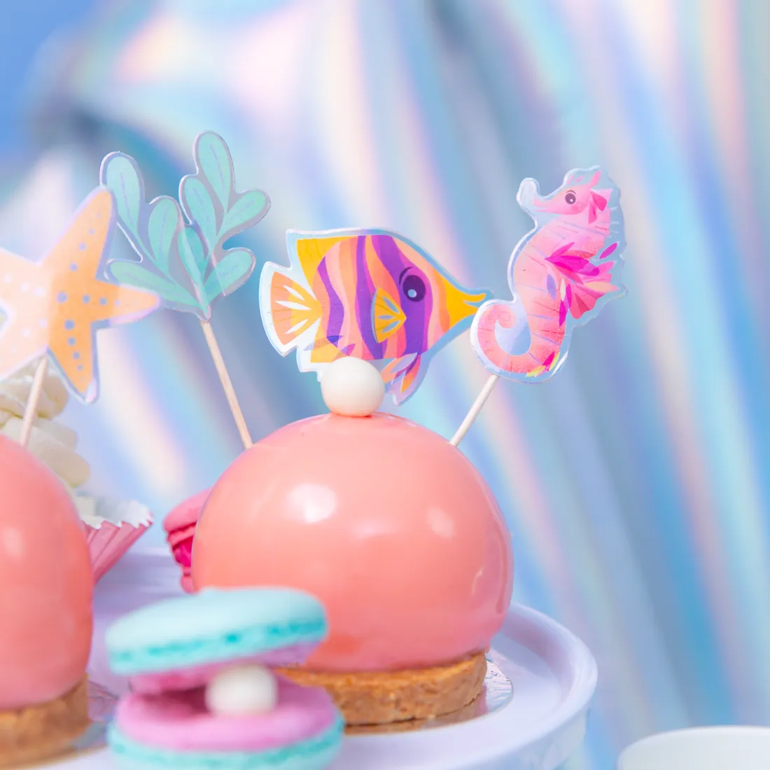 Tortadíszek – Óceán, 6 db