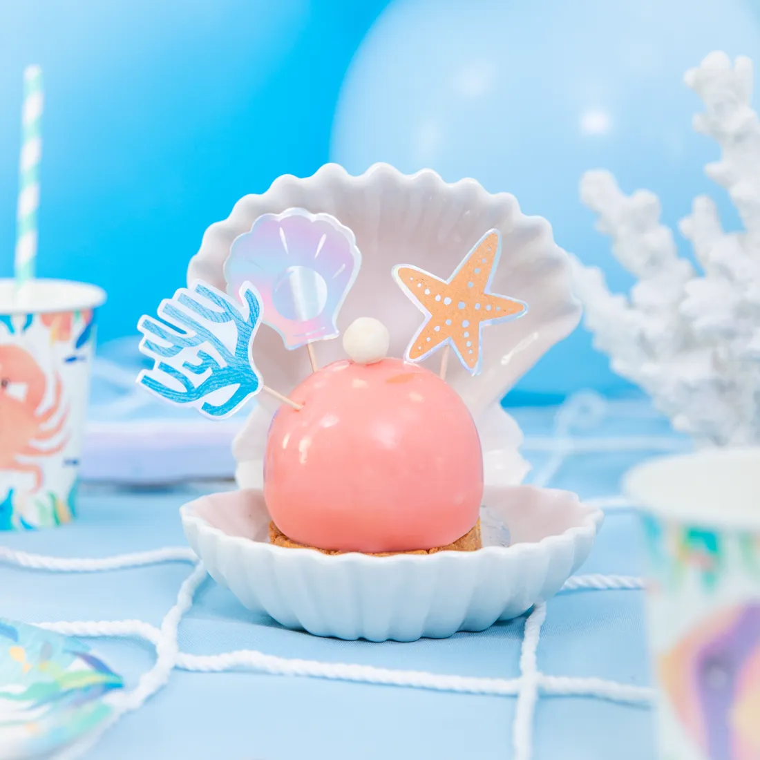 Tortadíszek – Óceán, 6 db