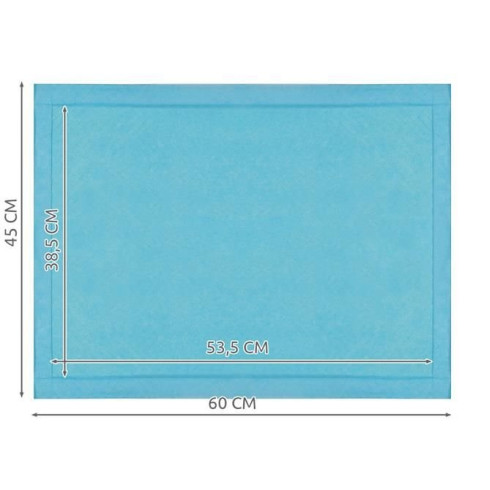 Hygienické absorpčné podložky pre zvieratá 60x45 cm, 50 ks