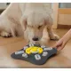 Interaktivní hračka pro psy na pamlsky, černo-žlutá
