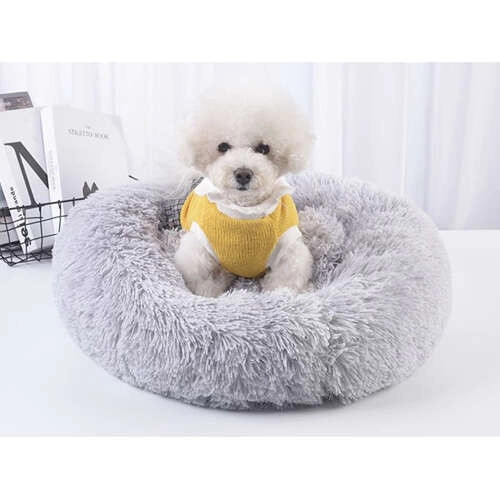 Pelíšek pro psa/kočku - 60 cm šedý