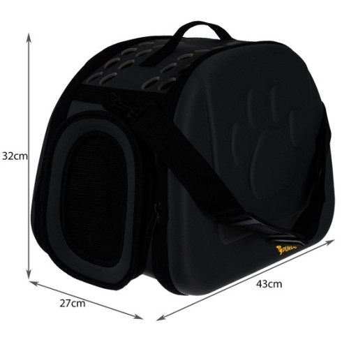 Prepravná taška pre psov/mačky - čierna 