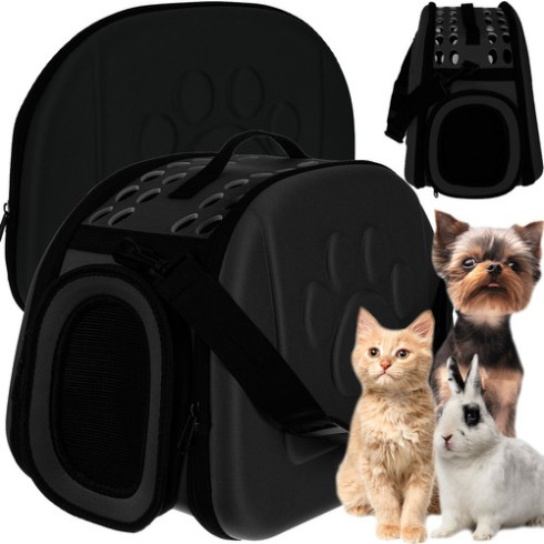 Prepravná taška pre psov/mačky - čierna 