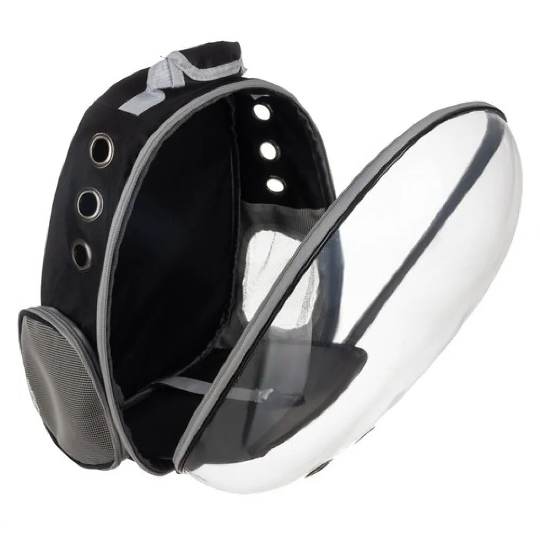 Přepravní batoh pro psy a kočky černý