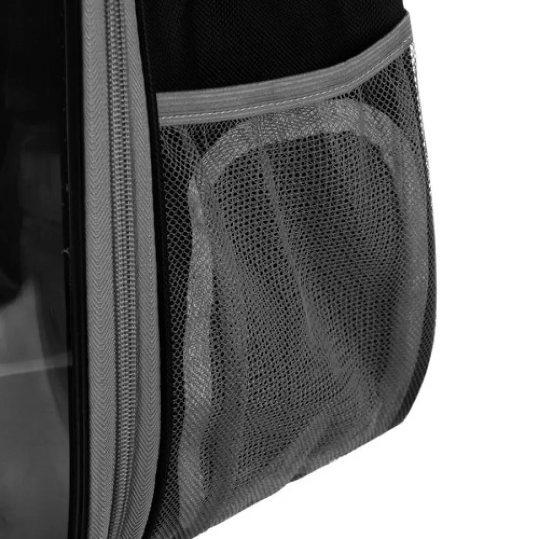 Přepravní batoh pro psy a kočky černý