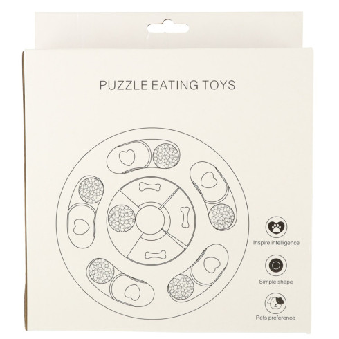 Psí hlavolam a spomaľovacia miska - modrá