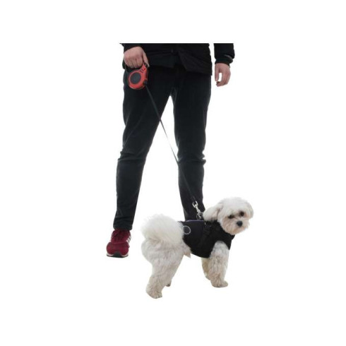 Vodítko Flexi 5 m/14 kg - červeno čierne