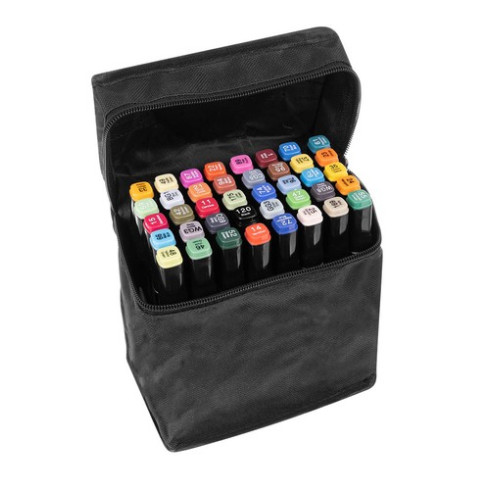  Sada oboustranných fixů 40 ks