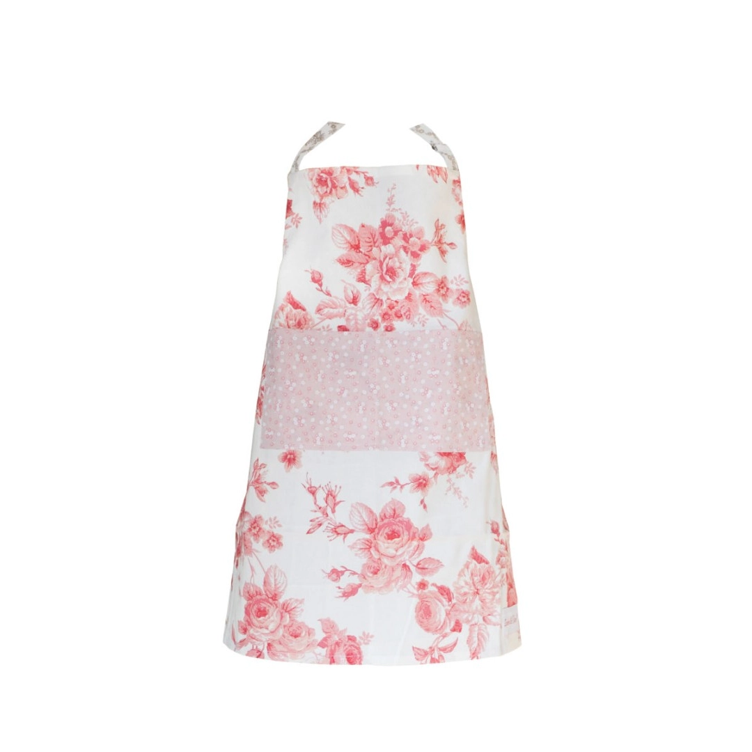 Dětská kuchyňská zástěra s květinovým motivem