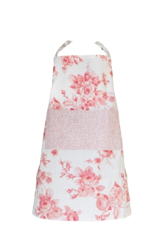 Dětská kuchyňská zástěra s květinovým motivem