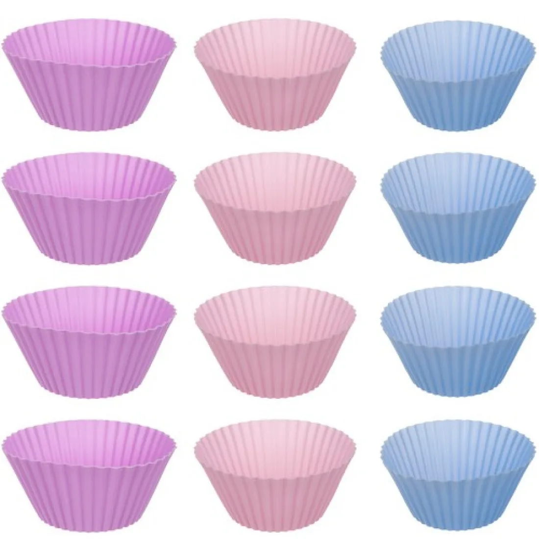 Forma na muffiny + 12 silikonových košíčků