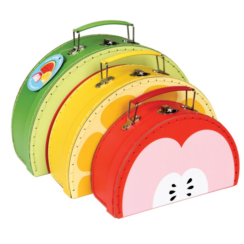 Kartónový kufrík Jablko - malý