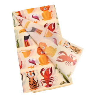 Papierové obrúsky so zvieratkami 10 ks