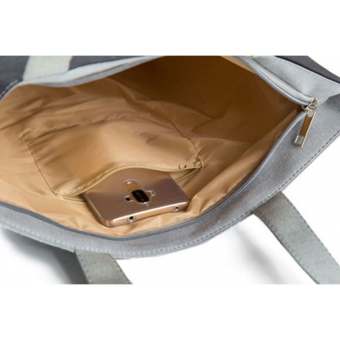 Veľká plážová taška s potlačou Ananás