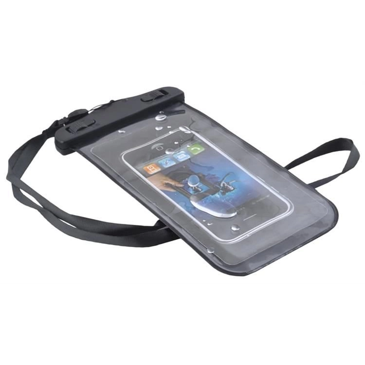Vodeodolné púzdro na telefón - čierne