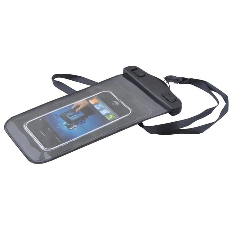 Vodeodolné púzdro na telefón - čierne