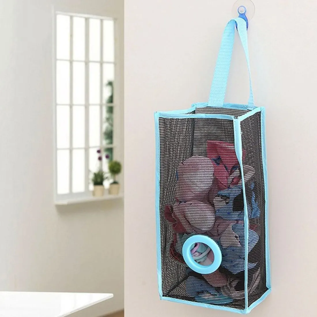 Zásobník, organizér na igelitové tašky