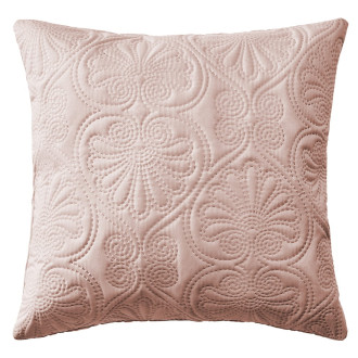 Elegantná púdrová ružová obliečka na vankúš Leila 45x45 cm