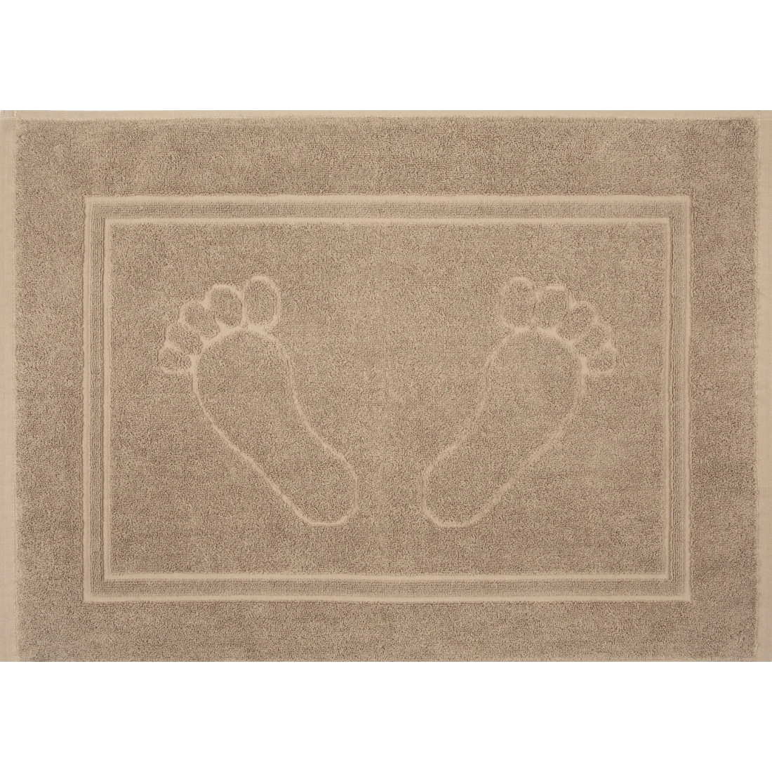 Kúpeľňový koberček Sammy z bavlny - bežový