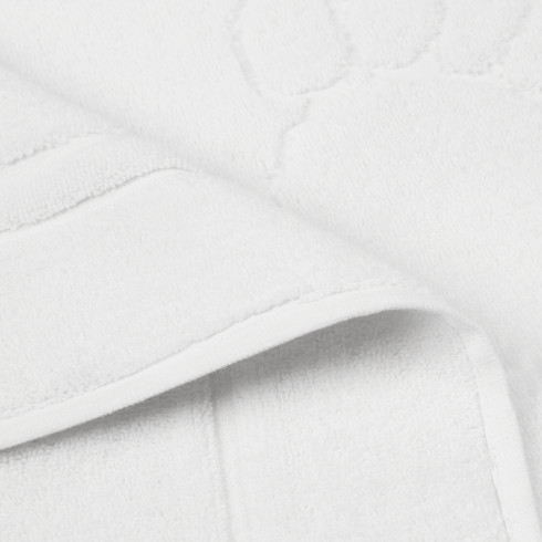 Koupelnový kobereček Sammy z bavlny - bílý