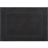 Kúpeľňový koberček Sammy z bavlny - čierny
