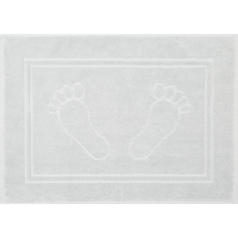 Kúpeľňový koberček Sammy z bavlny - šedý