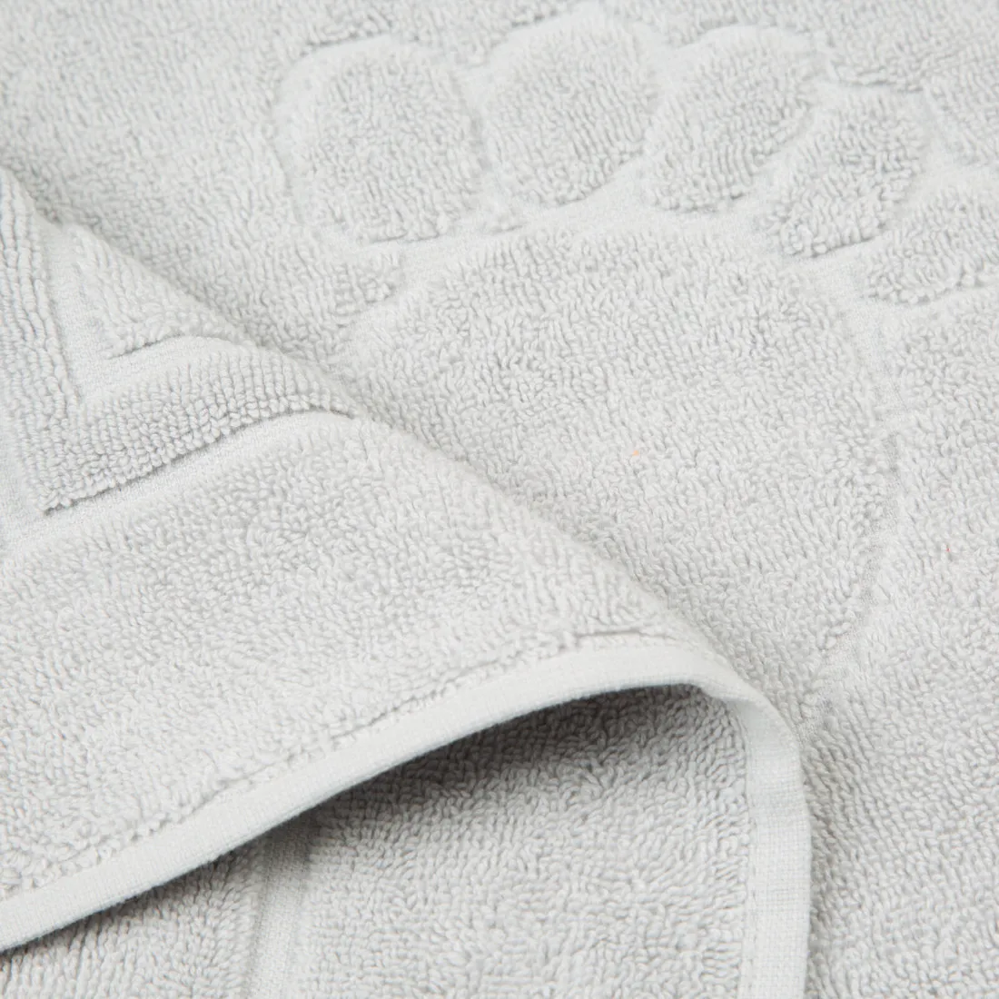 Kúpeľňový koberček Sammy z bavlny - šedý