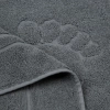 Kúpeľňový koberček Sammy z bavlny - tmavo šedý