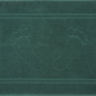 Kúpeľňový koberček Sammy z bavlny - zelený