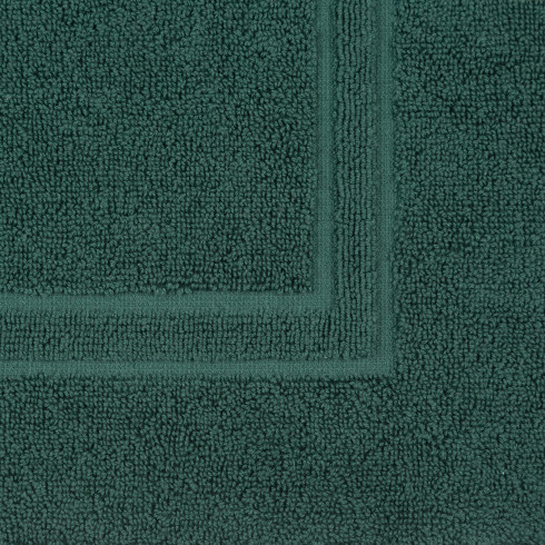 Kúpeľňový koberček Sammy z bavlny - zelený